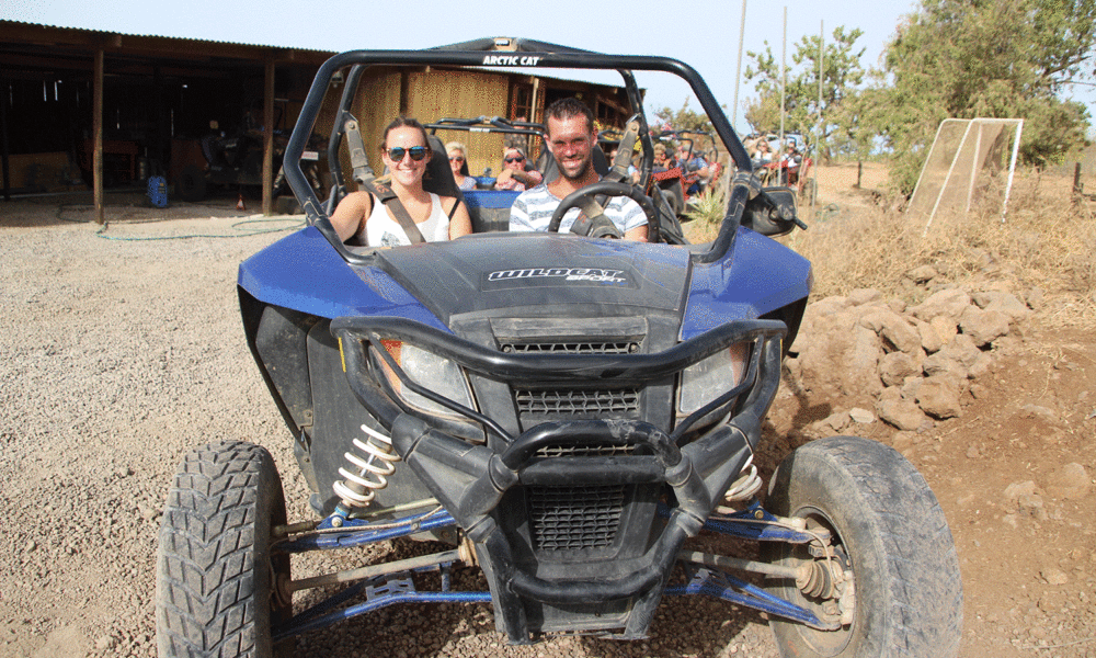 Photo souvenir de notre balade en buggy à Tenerife