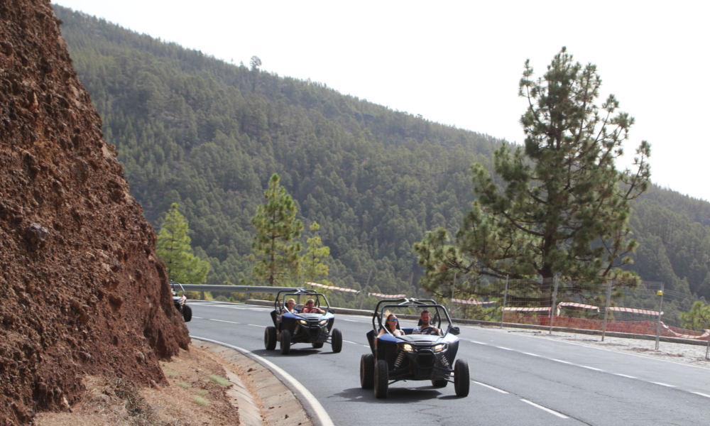 Premiers virages pour se faire la main en buggy à Tenerife